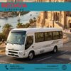Rental with a driver of a Toyota Coaster