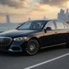 إيجار سيارة مرسيدس S500 موديل 2026 مع سائق من مطار القاهرة إلى الجونة