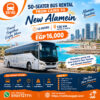 50-Seater Bus Rental from Cairo to New Alamein