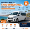 Minibus Rental Cairo to Hurghada Toyota Hiace with Professional Driver